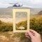 Helicopter Photo Frame Insert - Baltic Birch (FRAME NOT INCLUDED)